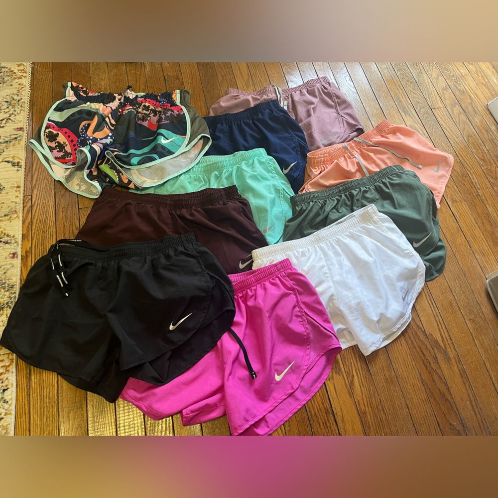 LOT OF 10 Nike Running Shorts EUC SIZE SMALL